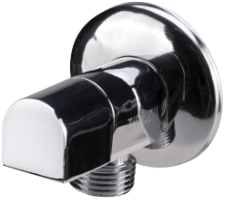 Vernickeltes Eckventil mit Keramikoberteil ESP