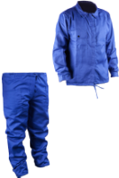 Anzug Jacke und Hose Einfach Blau