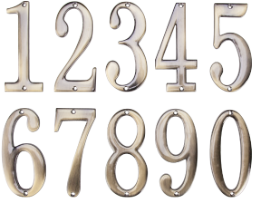 Metall-Ziffer H100 mm