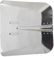 Quadratische Schneeschaufel aus Aluminium HM