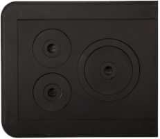 Gusseiserne Kochplatte 3OC mit Rahmen 610*530mm