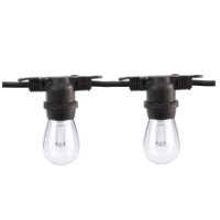 Lichterkette, Koppelbar, E27, IP65, 10m