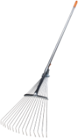 Rechen mit Verstellbaren Flexiblen Zinken mit Metallstiel 1120