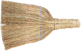 Sorghum-Besen ohne Stiel