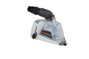 Adapter für Schnittschutz mit einstellbarer Schnitttiefe für Winkelschleifer mit Absaugsystem 125 mm