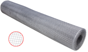 Dünnes Drahtgitter / L[m]: 12; g[mm]: 0.2; P1[mm]: 1; P2[mm]: 1 Klasse II