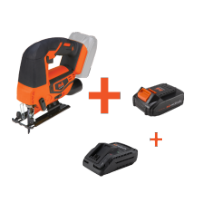 Akku-Stichsäge-Set mit Akku und Ladegerät MAX 20V ONE EvoTools®