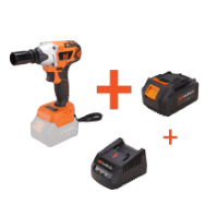 Akku-Schlagschrauber-Set 1/2 bürstenlos με Akku und Ladegerät EvoTools®