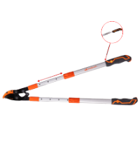 Astschere Amboss-Typ mit Teleskopischen Aluminiumgriffen und Integrierter Astsäge EvoTools®