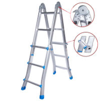Modulare Aluminiumleiter 2094 EvoTools® / N[stufen]: 4x3; Hu[cm]: 140; Ht[cm]: 286