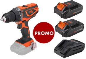 Akkuschrauber mit 2 Akkus und Ladegerät MAX 20V ONE PROMO