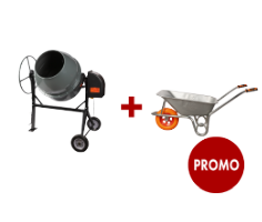 Betonmischer EvoTools +Plus® + Schubkarre PROMO 1+1