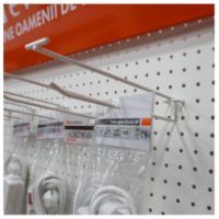 Haken mit Preishalter für Metall-Display 2068