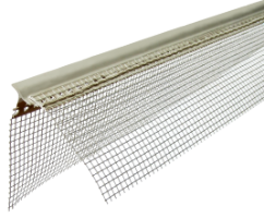 PVC-Eckprofil mit Tropfkante