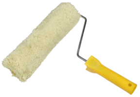 Grüner Farbroller