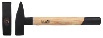 Geschmiedeter Schlosserhammer mit Holzstiel EvoTools® Professional