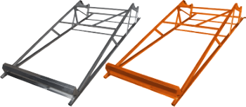 Montagesystem für Druckloses Solarpanel mit Vakuumröhren SP-470, Geringe Neigung
