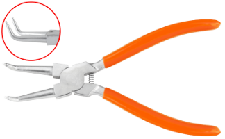 Seegerringzange innen, gebogen