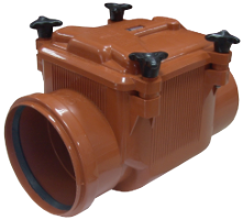 Rückschlagklappe mit Deckel PP