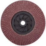 Flache Fächerscheibe mit Schnellwechsel-Aufnahme