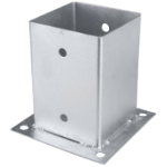 Aufgesetzte Verkleidung für Holzpfosten