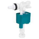 Universelles Füllventil WC-Spülkasten Unter- oder Seiteneinlauf, Kunststoffstutzen