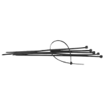 Wiederverwendbarer Schwarzer Kunststoff-Kabelbinder