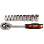 Steckschlüsselsatz mit Zubehör (12 Stk.)