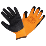 Gestrickte Latexhandschuhe Schwarz