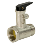 Sicherheitsventil 1/2" IG–AG (6 bar) EvoSanitary®