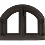 Gartenoftür mit Glas Rumänische Motive