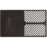 Grillplatte aus Gusseisen