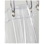 Transparenter Duschvorhang