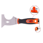 Multifunktionaler Edelstahlspachtel mit Schlagfläche und Bits EvoTools +Plus®
