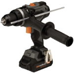 Brushless Schlagbohrschrauber mit 2 Akkus und Ladegerät MAX 20V POWER EvoTools +Plus®