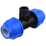 HDPE T-Stück Außengewinde EvoSanitary®