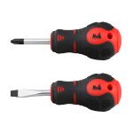 Kurzer TPR-Schraubendreher (2 tlg.)