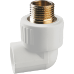 Winkel PP-R Außengewinde Messing EvoSanitary®
