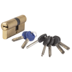 Zentrierter Messingzylinder, 7 Bohrmulden-Schlüssel, EvoTools®