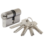 Zentrierter Zylinder, 5 Bohrmulden-Schlüssel