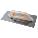 Gerade Glättekelle aus Edelstahl mit Holzgriff EvoTools® Professionell