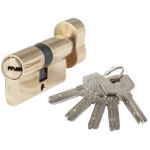 Messing-Bohrmuldenzylinder mit Knauf EvoTools®