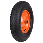 Pneumatisches Schubkarrenrad mit Metallfelge