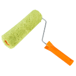 Grüner Acryl-Farbroller