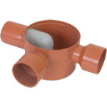 Bodenablauf-Siphon SL 2 Anschlüsse 90/180° Rechts STY653-D