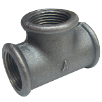 Schwarzes T-Stück 130